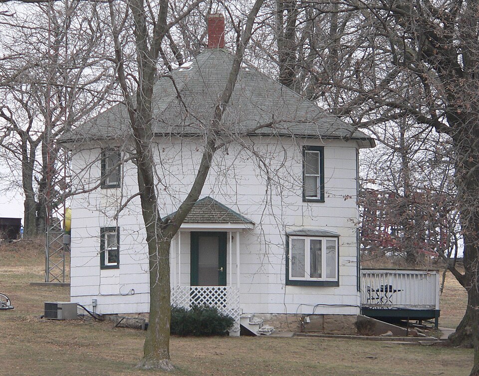 Photograph of George F. Lee Octagon Houses