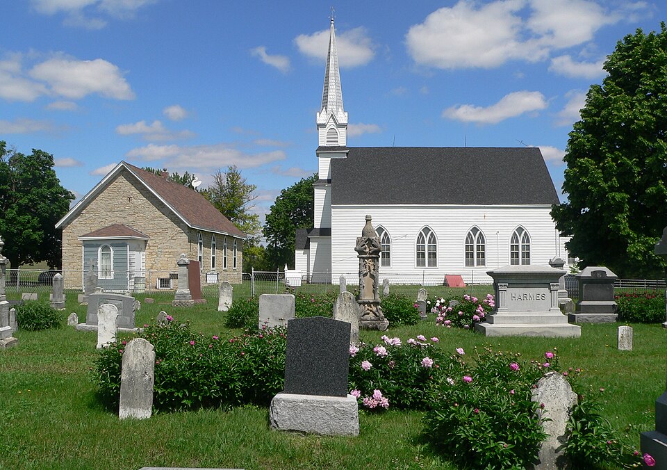 Photograph of St. John's Lutheran Church Complex