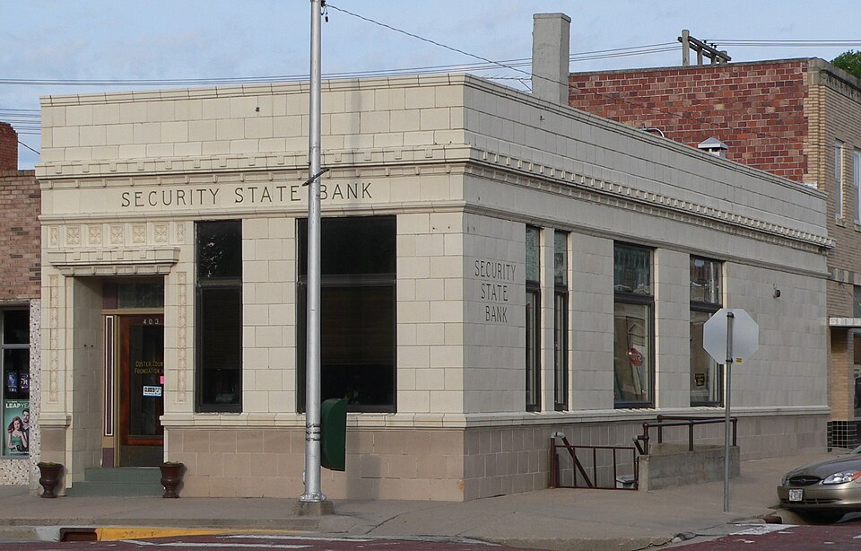 Photograph of Security State Bank Building