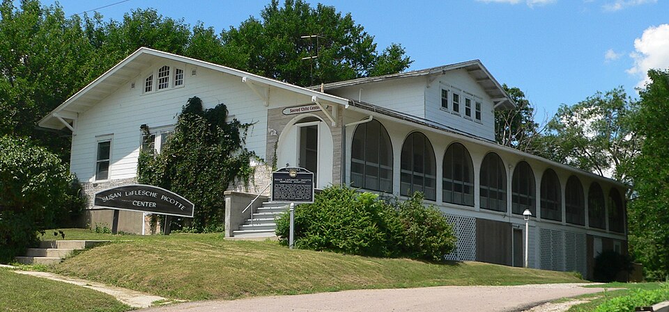 Photograph of Dr. Susan LaFlesche Picotte Memorial Hospital