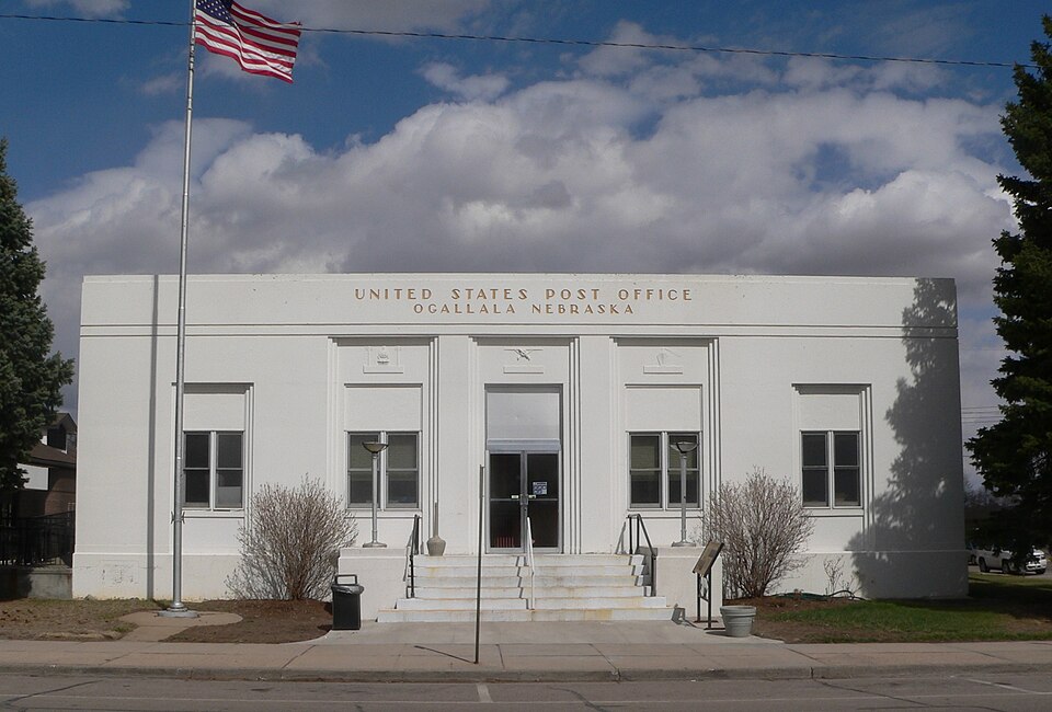 Photograph of US Post Office-Ogallala