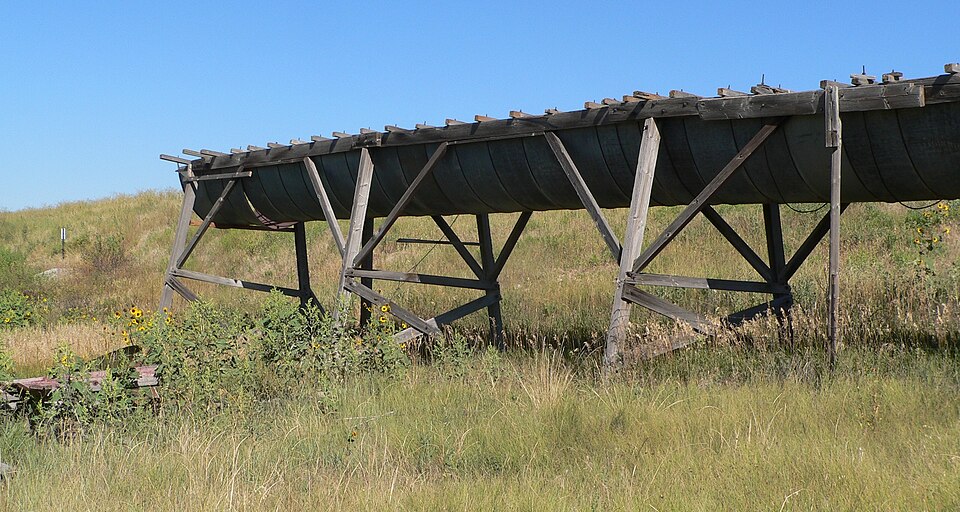 Photograph of Maginnis Irrigation Aqueduct