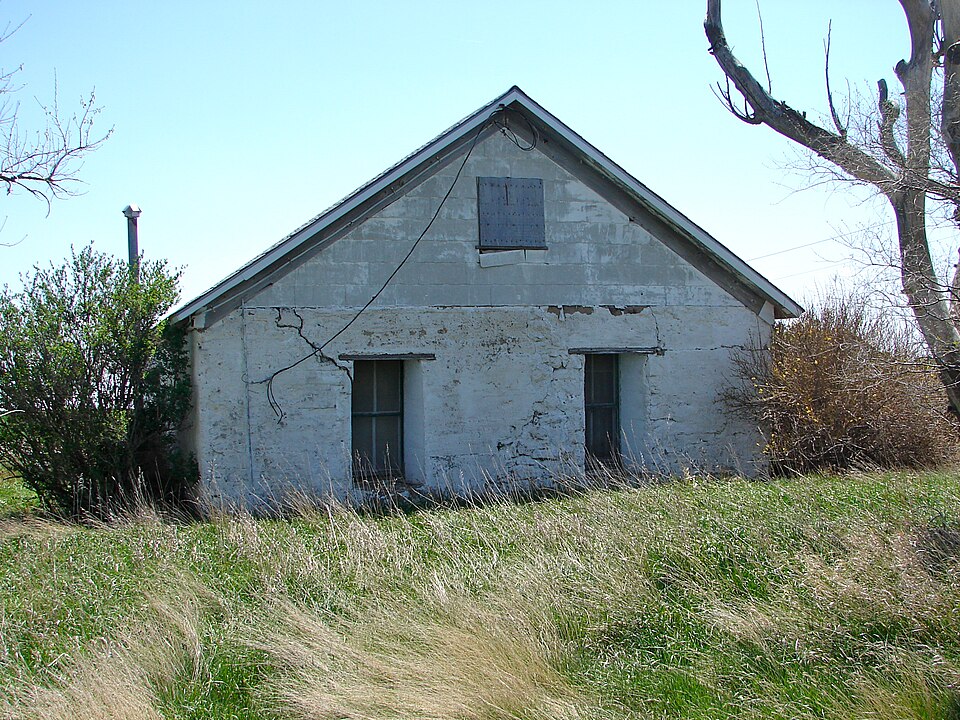 Photograph of Wallace W. Waterman Sod House