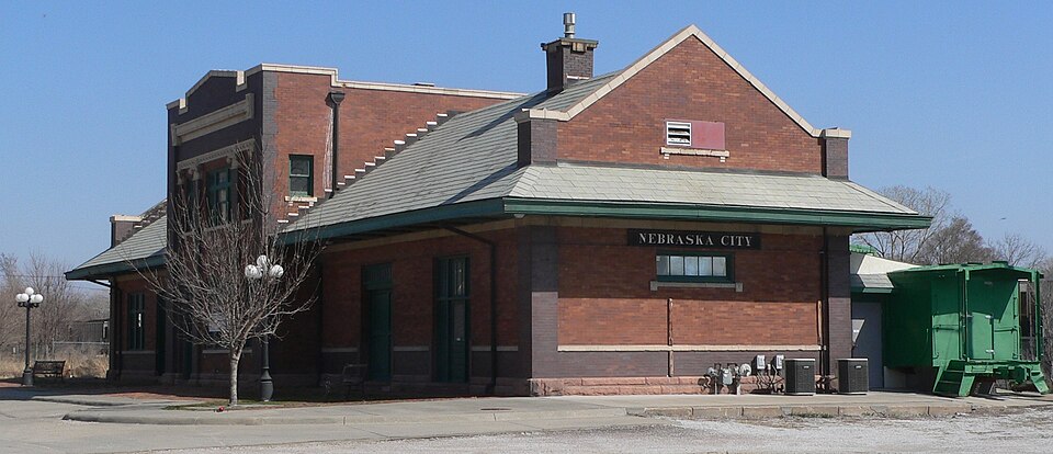 Photograph of Burlington Railroad Depot