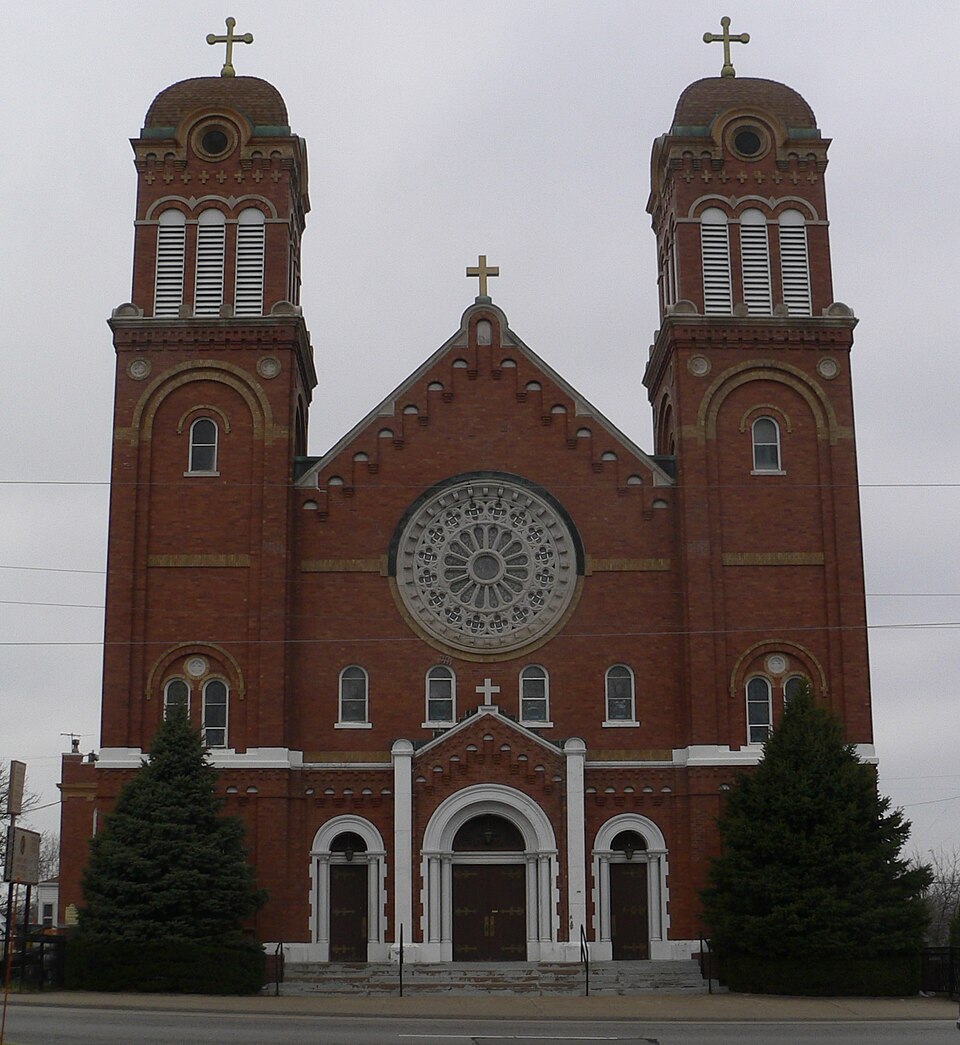 Photograph of Immaculate Conception Church and School