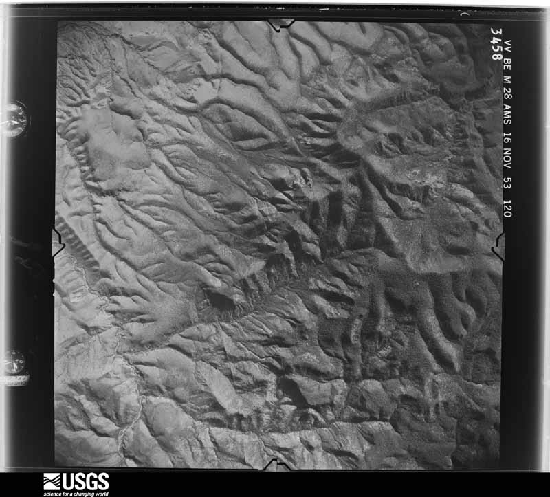 U.S. Geological Survey aerial photograph, 1953-11-16, scale 1:54000