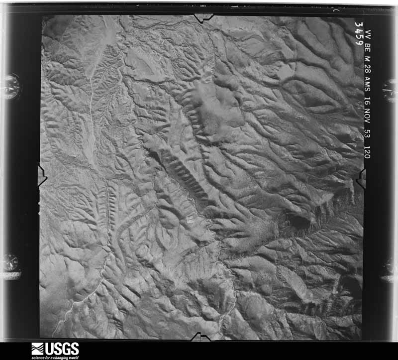 U.S. Geological Survey aerial photograph, 1953-11-16, scale 1:54000