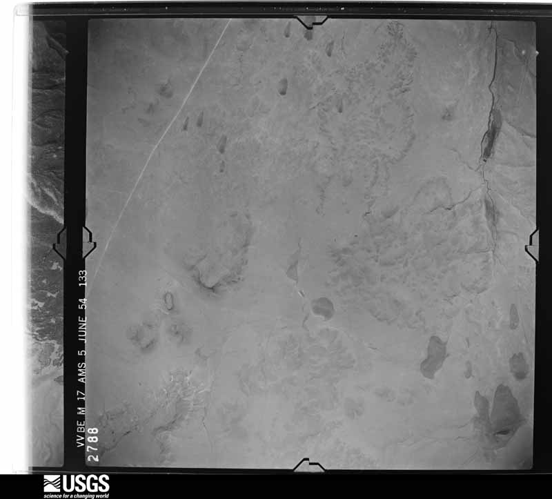 U.S. Geological Survey aerial photograph, 1954-06-05, scale 1:53000