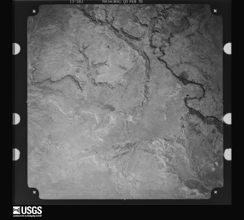 U.S. Geological Survey aerial photograph, 1970-02-08, scale 1:104970