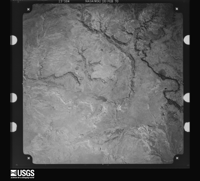 U.S. Geological Survey aerial photograph, 1970-02-08, scale 1:104970