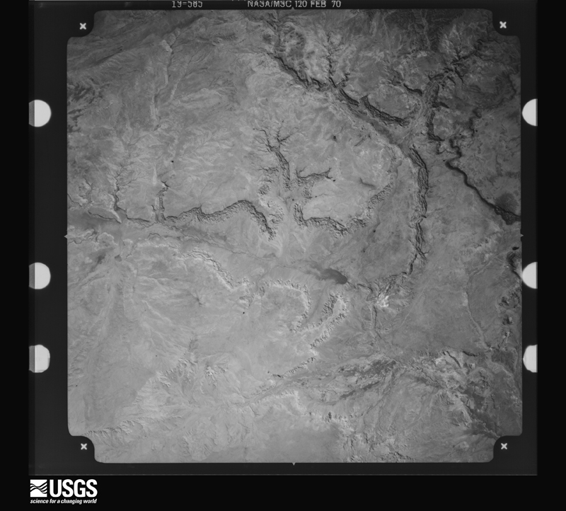 U.S. Geological Survey aerial photograph, 1970-02-08, scale 1:104970