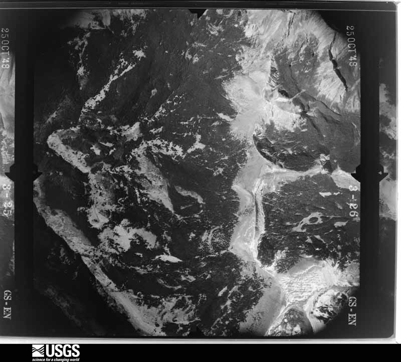 U.S. Geological Survey aerial photograph, 1948-10-25, scale 1:43200