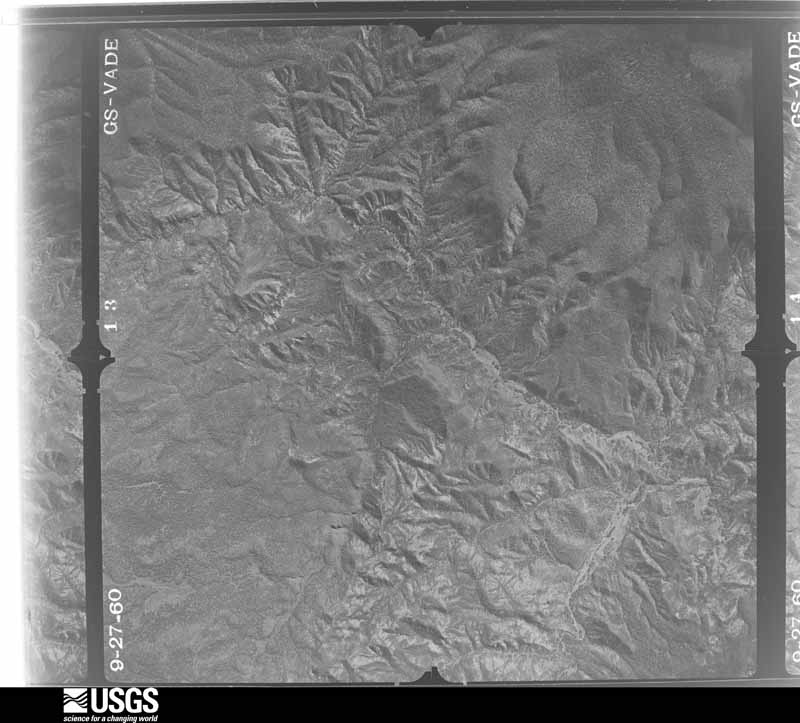 U.S. Geological Survey aerial photograph, 1960-09-27, scale 1:40000