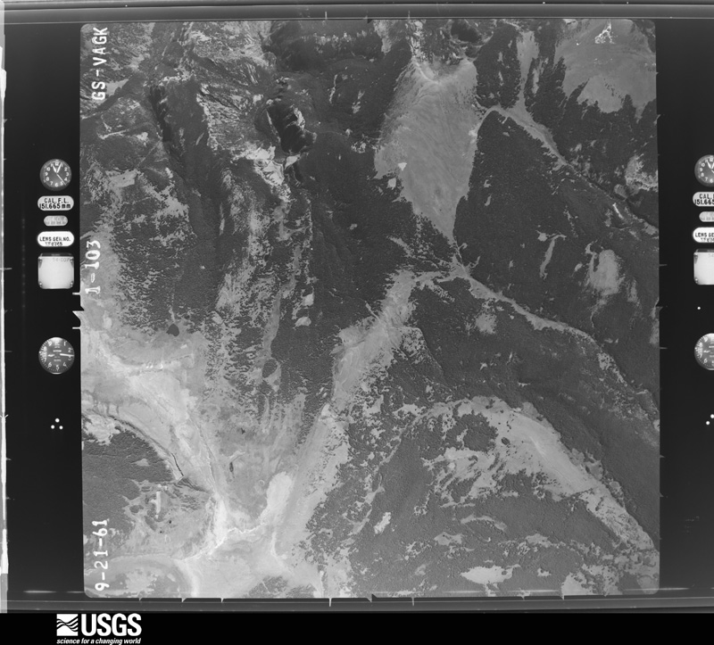 U.S. Geological Survey aerial photograph, 1961-09-21, scale 1:35800