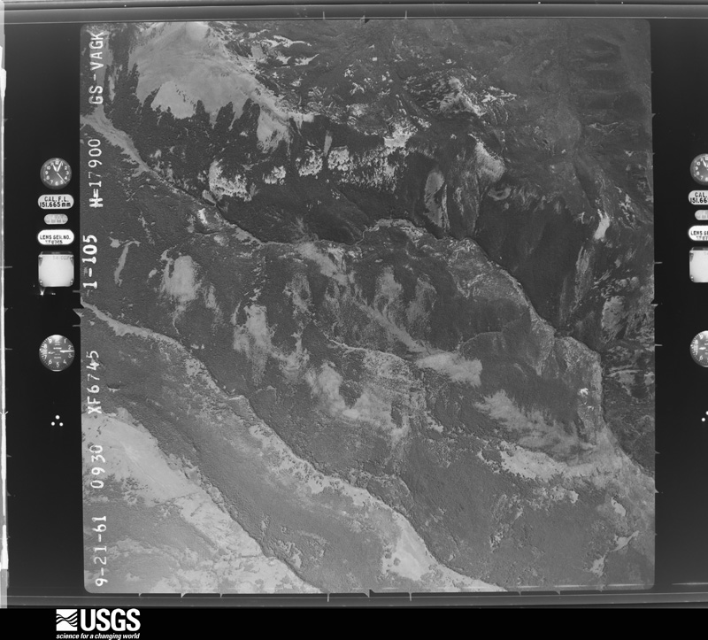 U.S. Geological Survey aerial photograph, 1961-09-21, scale 1:35800