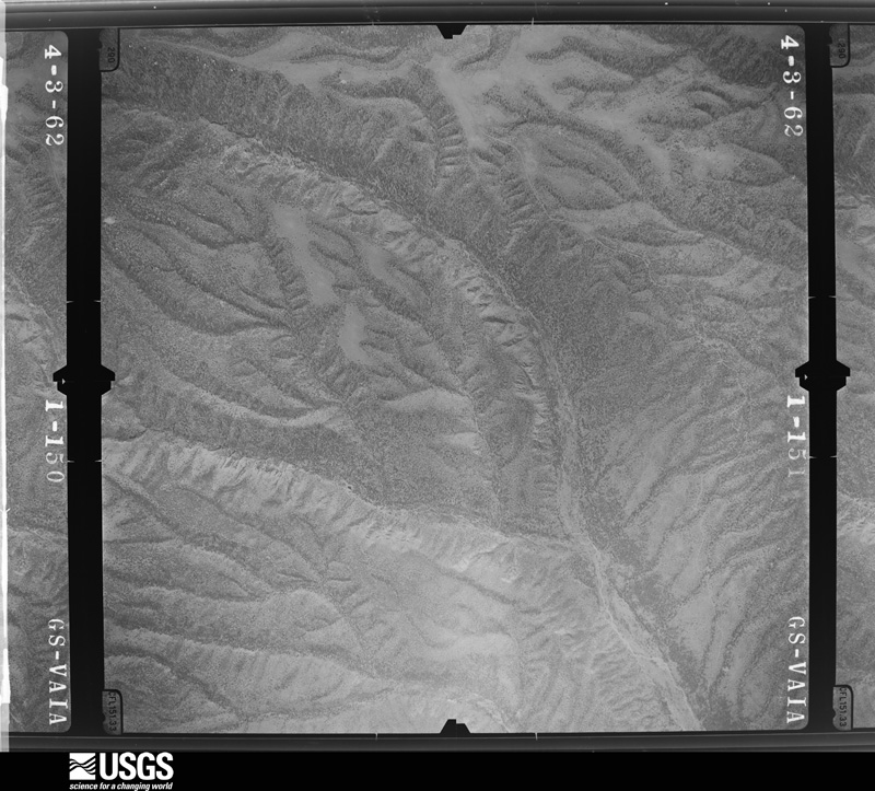 U.S. Geological Survey aerial photograph, 1962-04-03, scale 1:33400
