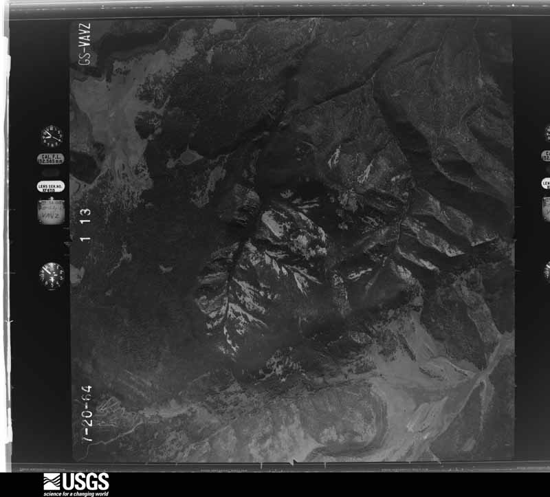 U.S. Geological Survey aerial photograph, 1964-10-31, scale 1:32000
