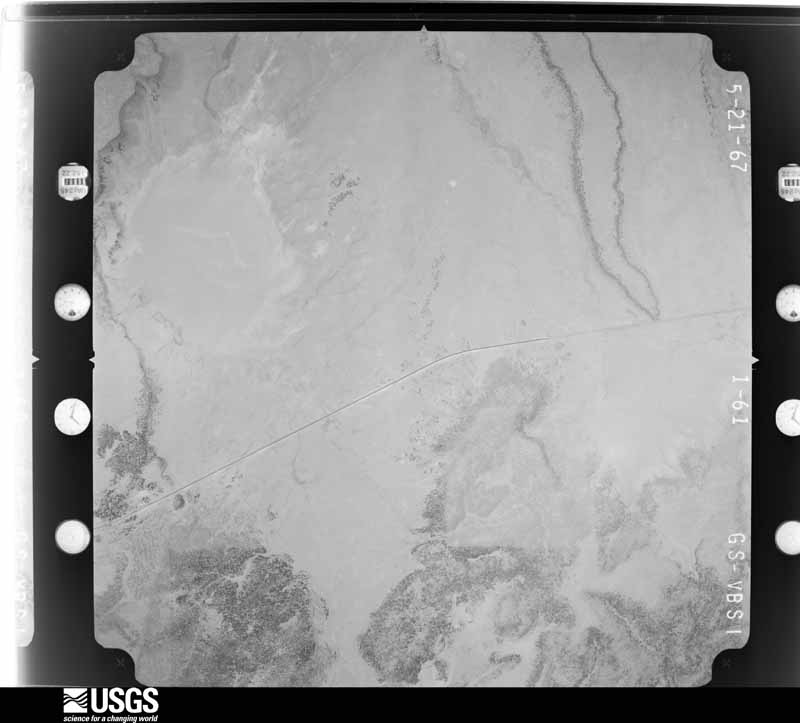 U.S. Geological Survey aerial photograph, 1967-06-23, scale 1:33000