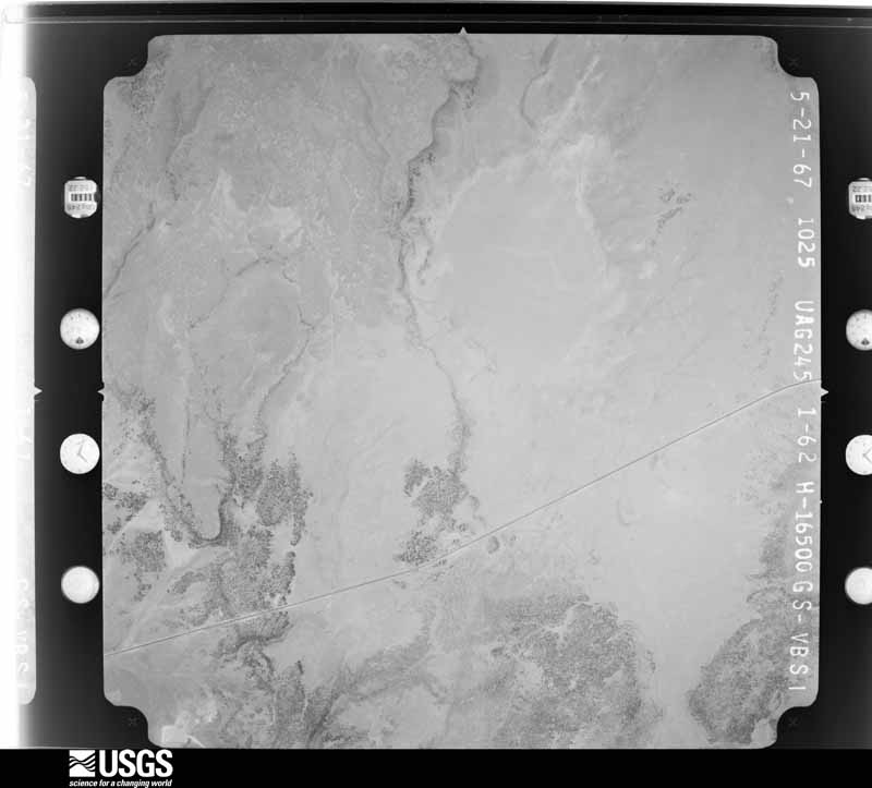 U.S. Geological Survey aerial photograph, 1967-06-23, scale 1:33000