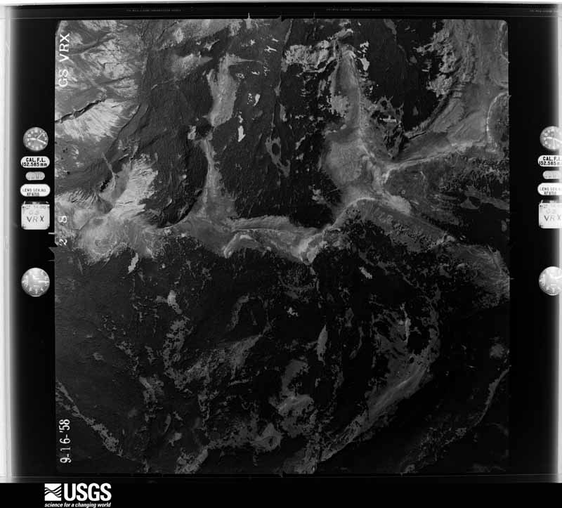 U.S. Geological Survey aerial photograph, 1958-10-03, scale 1:40000