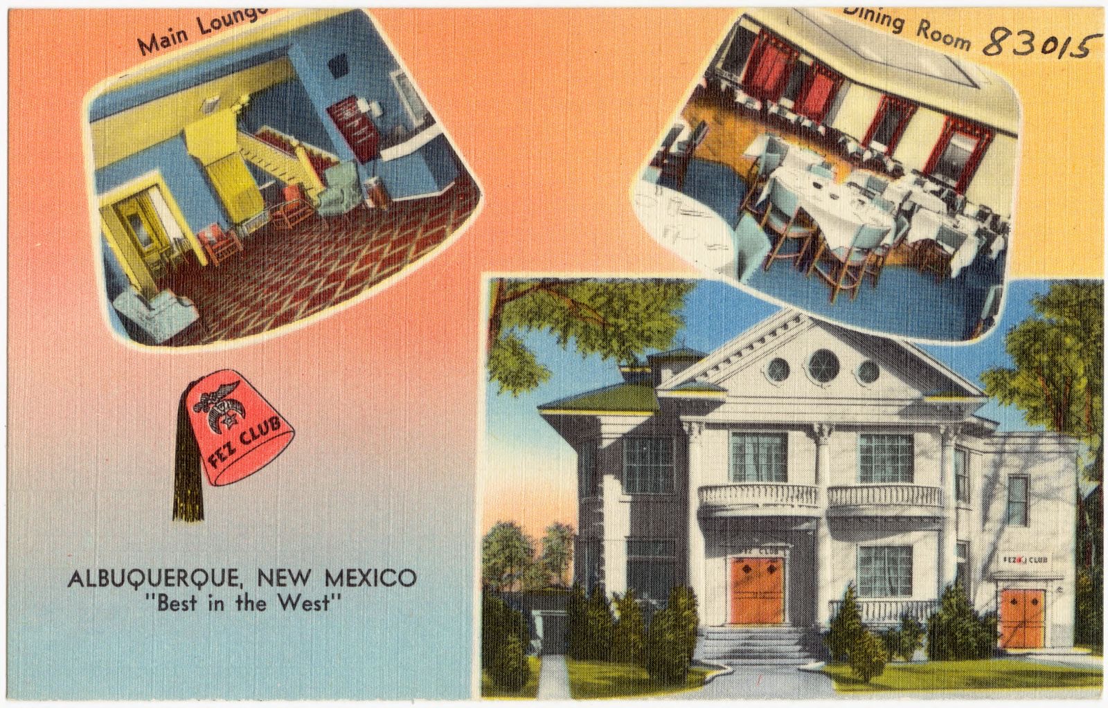 Fez Club, Albuquerque, New Mexico, Boston Public Library - undated