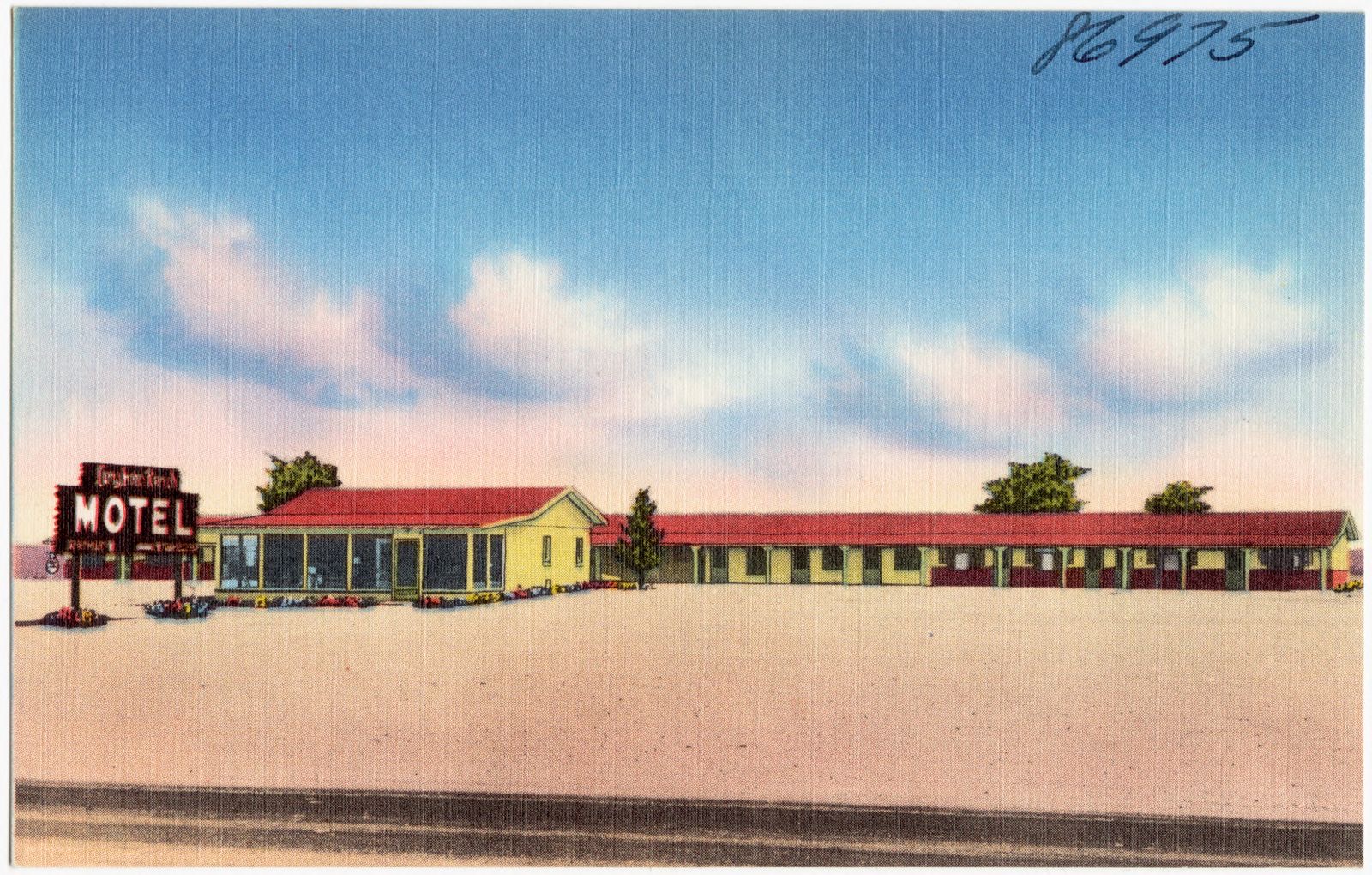 Longhorn Ranch Motel, Boston Public Library - undated