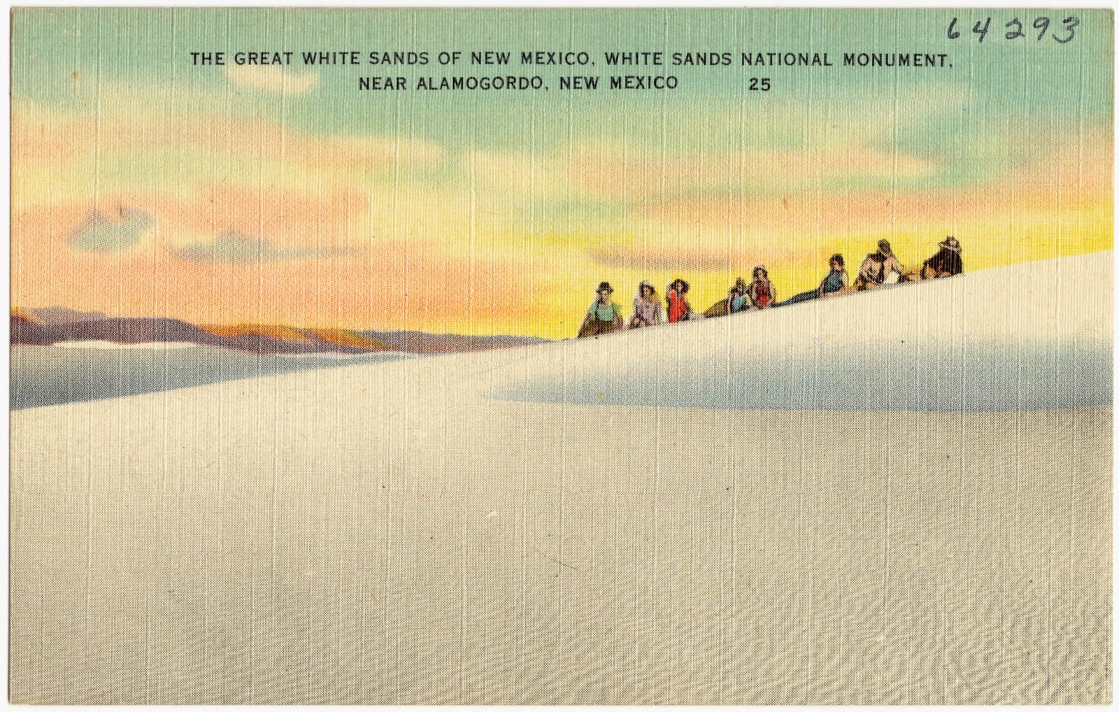 The great white sand of New Mexico, White Sands Monument, near Alamogordo, New Mexico, Boston Public Library - undated