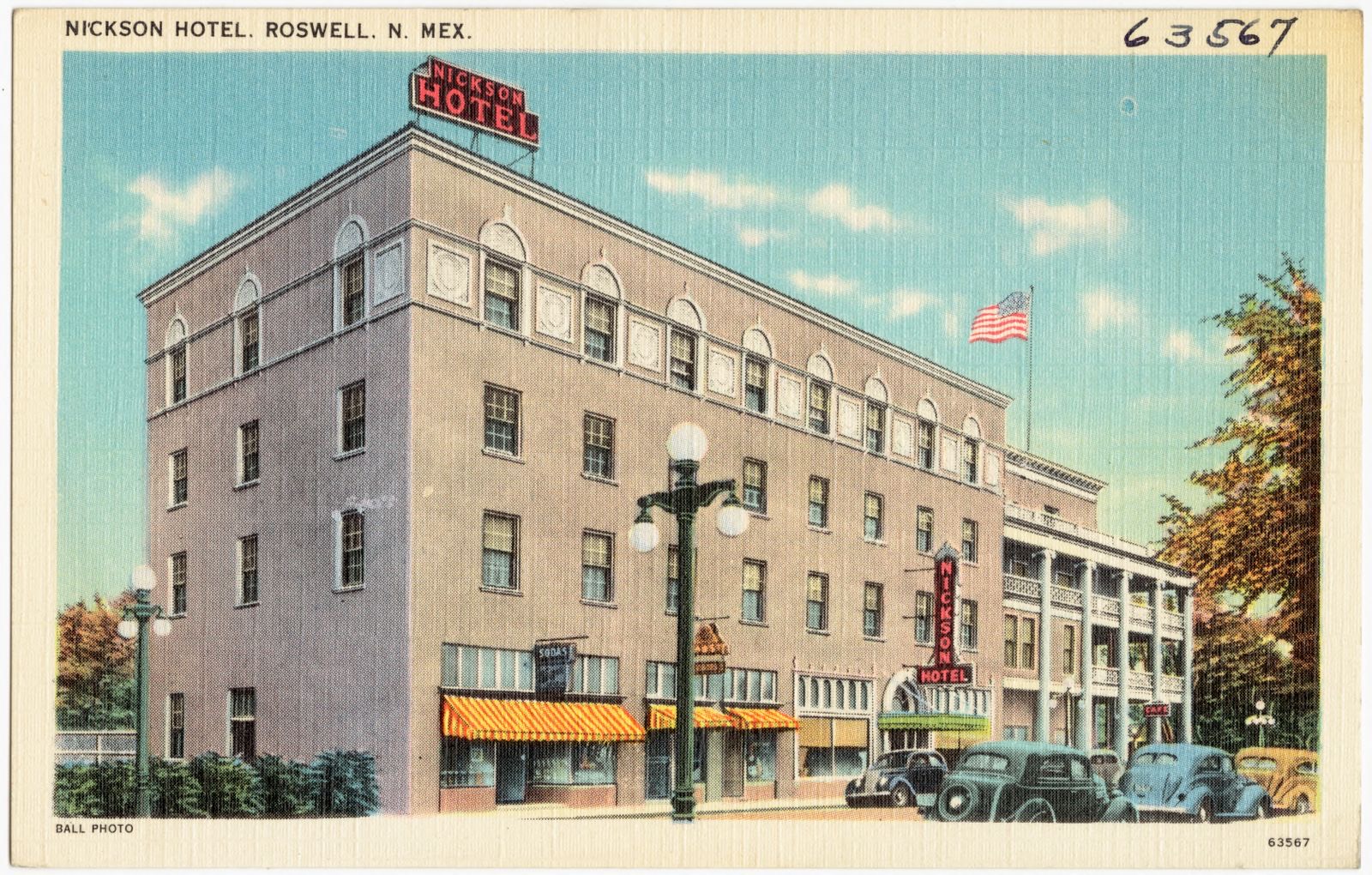 Nickson Hotel, Roswell, N. Mex., Boston Public Library - undated