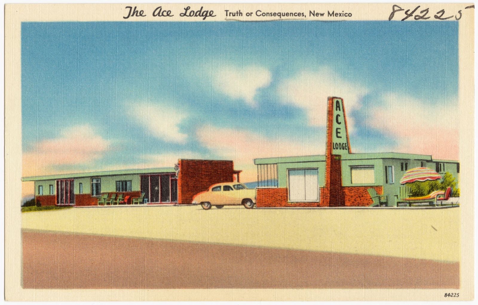 The Ace Lodge, Truth or Consequences, New Mexico, Boston Public Library - undated