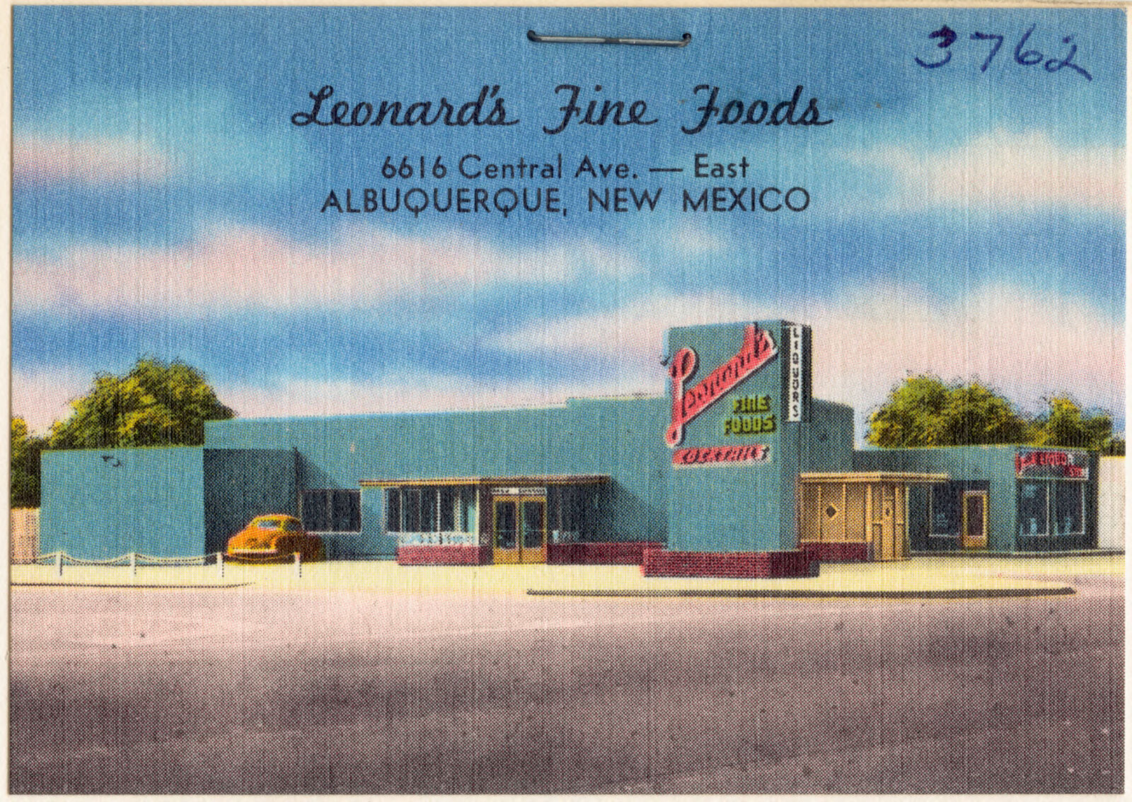 Leonard's Fine Foods, 6616 Central Ave. -- East, Albuquerque, New Mexico, Boston Public Library - undated