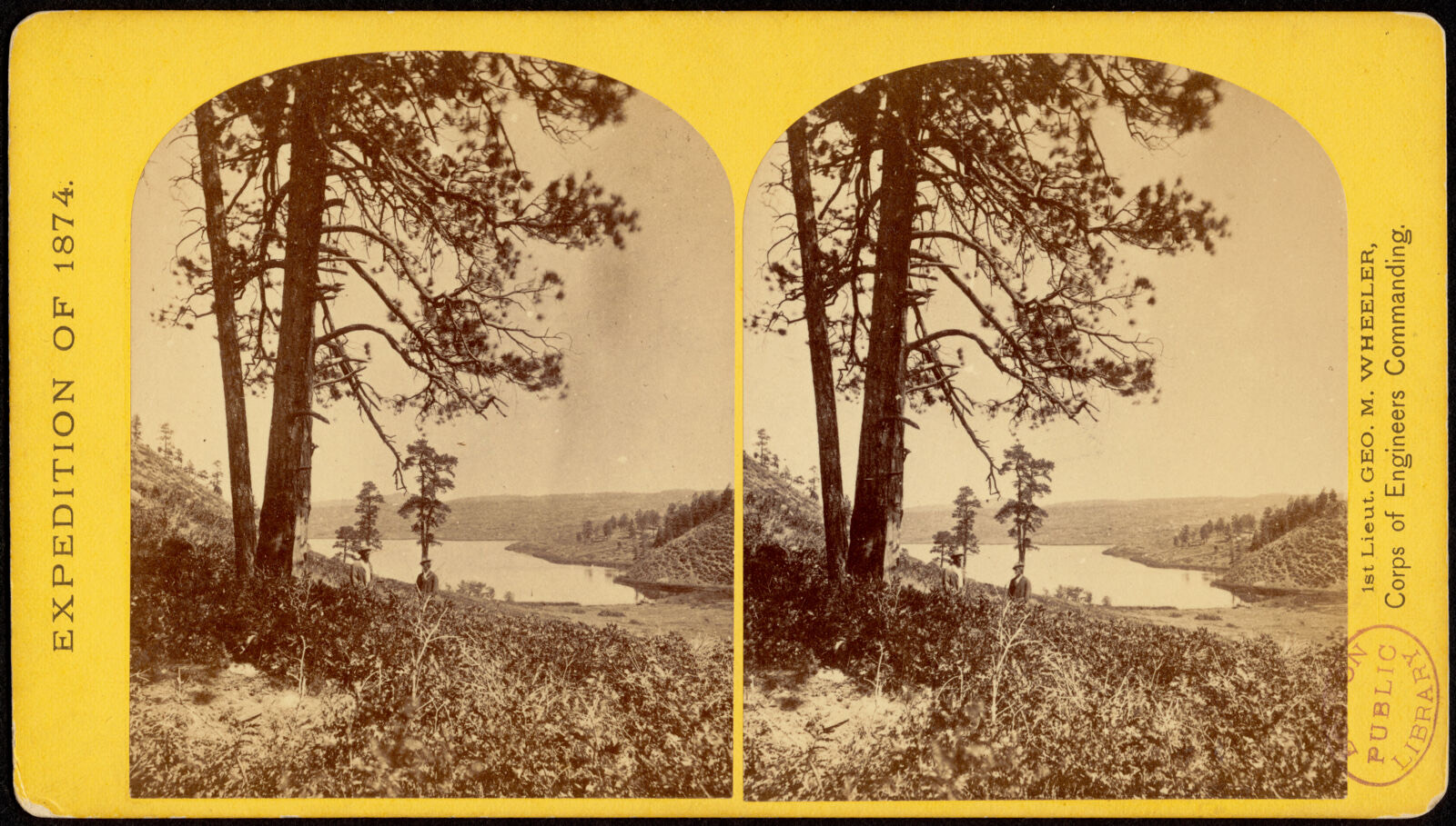 Lagunas Caballo, or Horse Lakes, Boston Public Library - undated