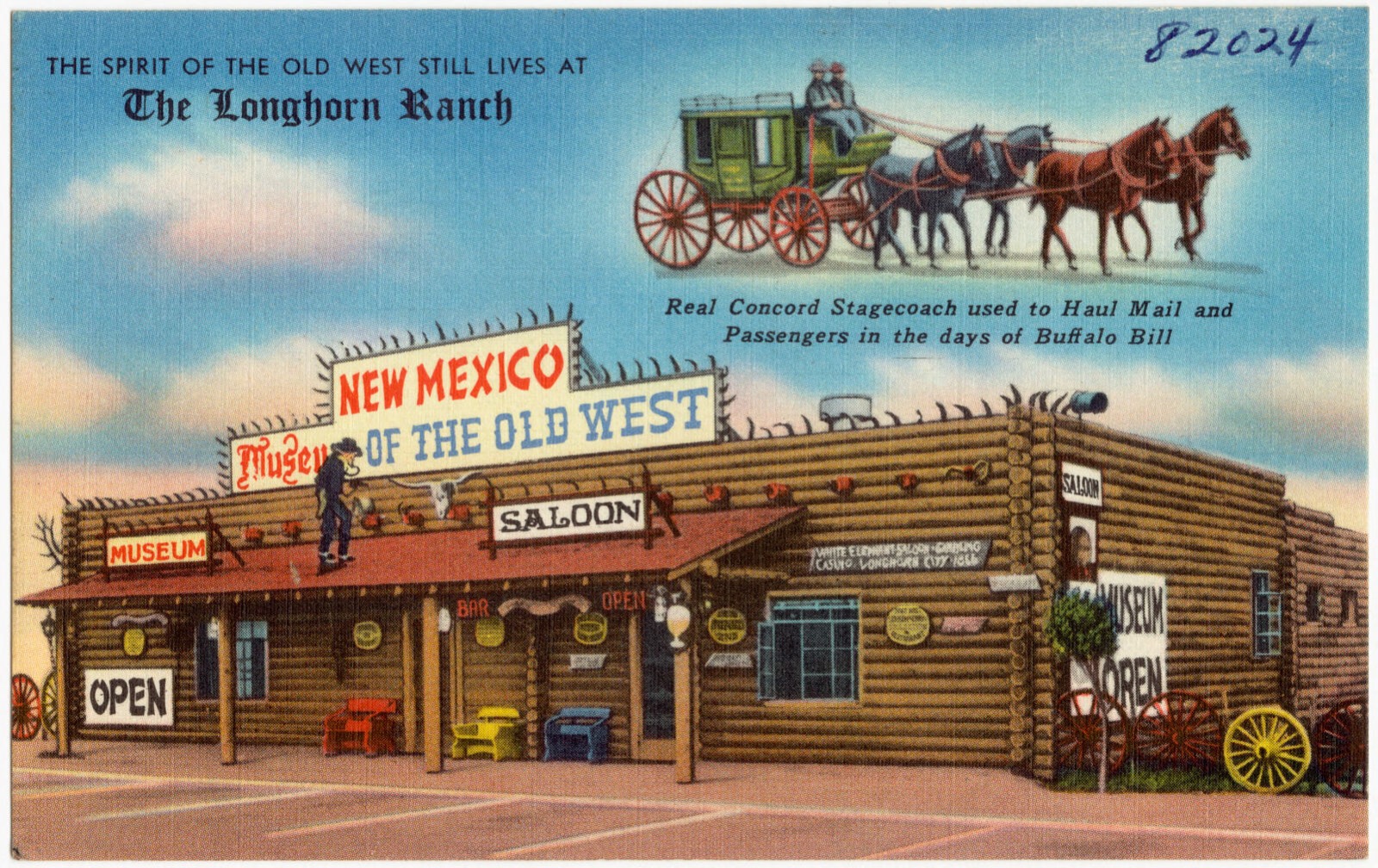 New Mexico Museum of the Old West. The spirit of the old west still lives at The Longhorn Ranch, Boston Public Library - undated