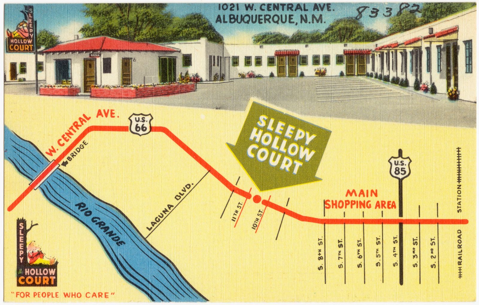 Sleepy Hollow Court, 1021 W. Central Ave., Albuquerque, N. M., Boston Public Library - undated