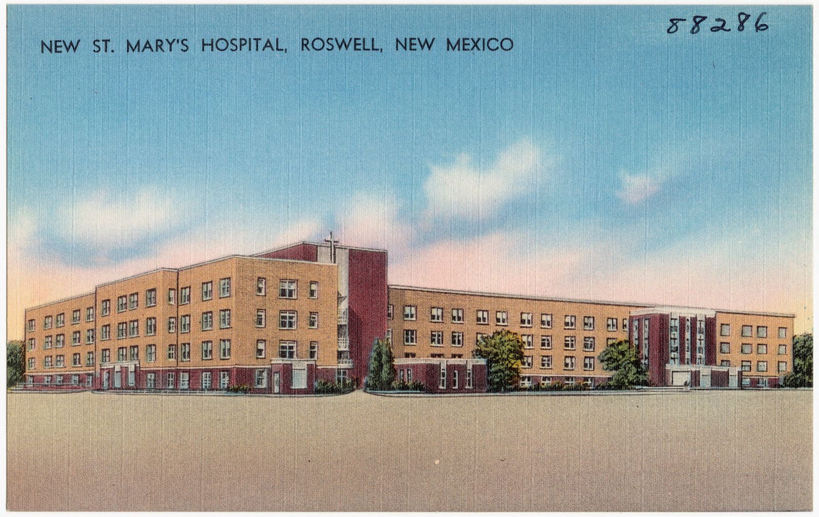 New St. Mary's Hospital, Roswell, New Mexico, Boston Public Library - undated