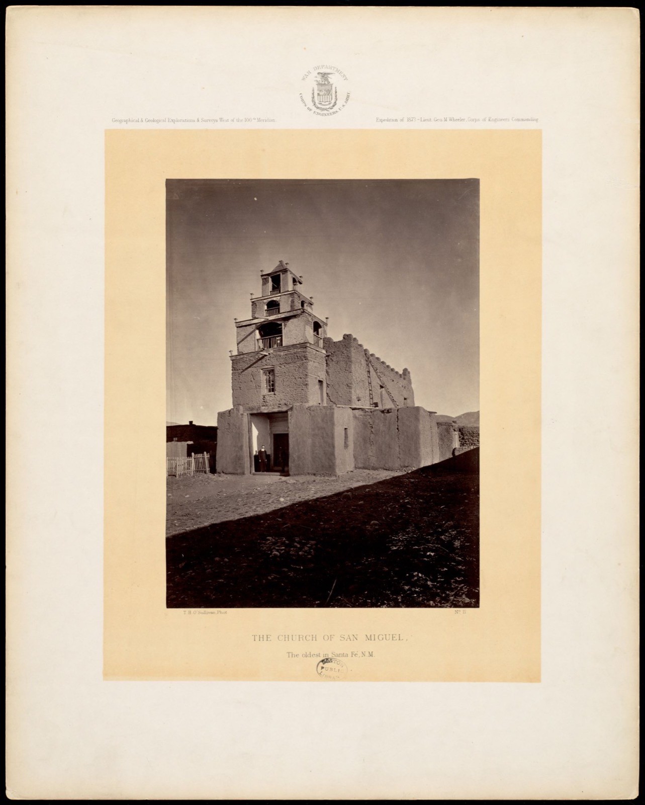 The Church of San Miguel, the oldest in Santa Fe, N.M., Boston Public Library - undated