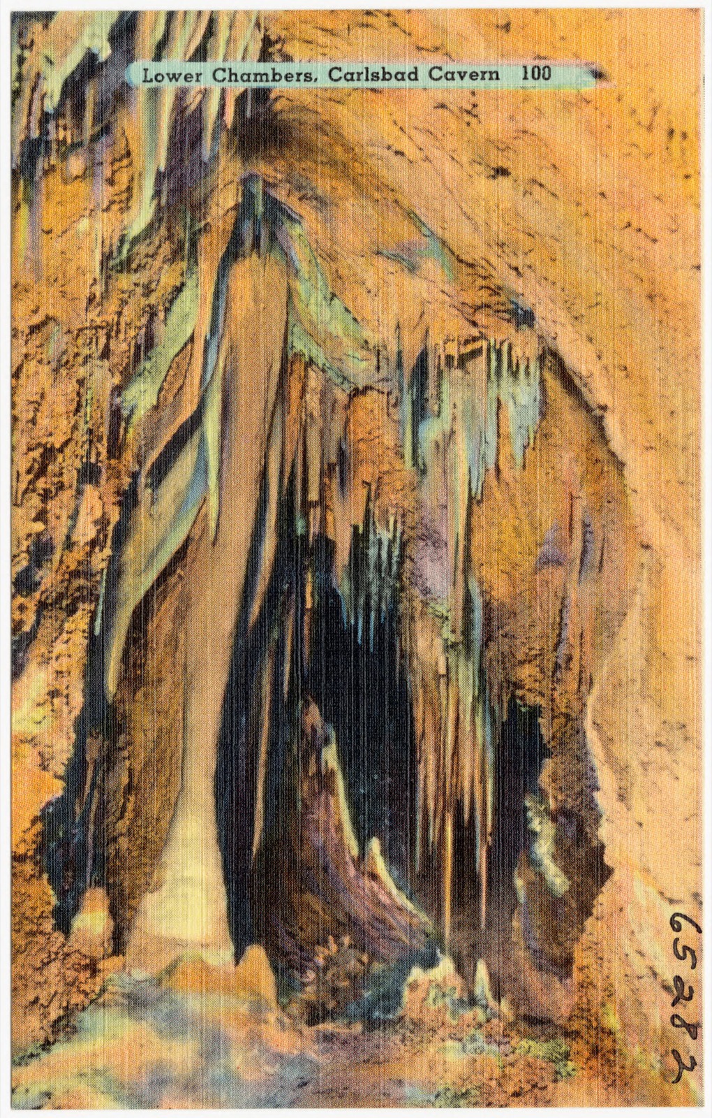Lower Chambers, Carlsbad Cavern, Boston Public Library - undated
