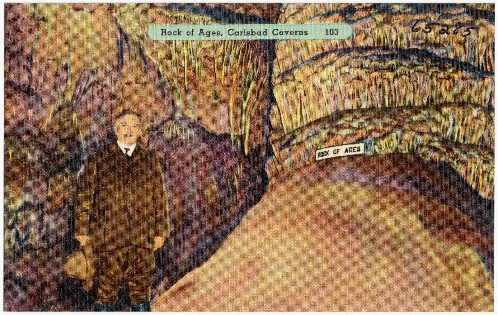 Rock of Ages, Carlsbad Caverns, Boston Public Library - undated