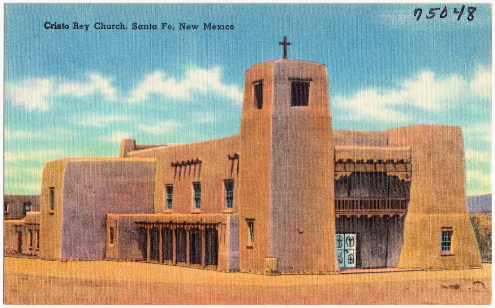 Cristo Rey Church, Santa Fe, New Mexico, Boston Public Library - undated