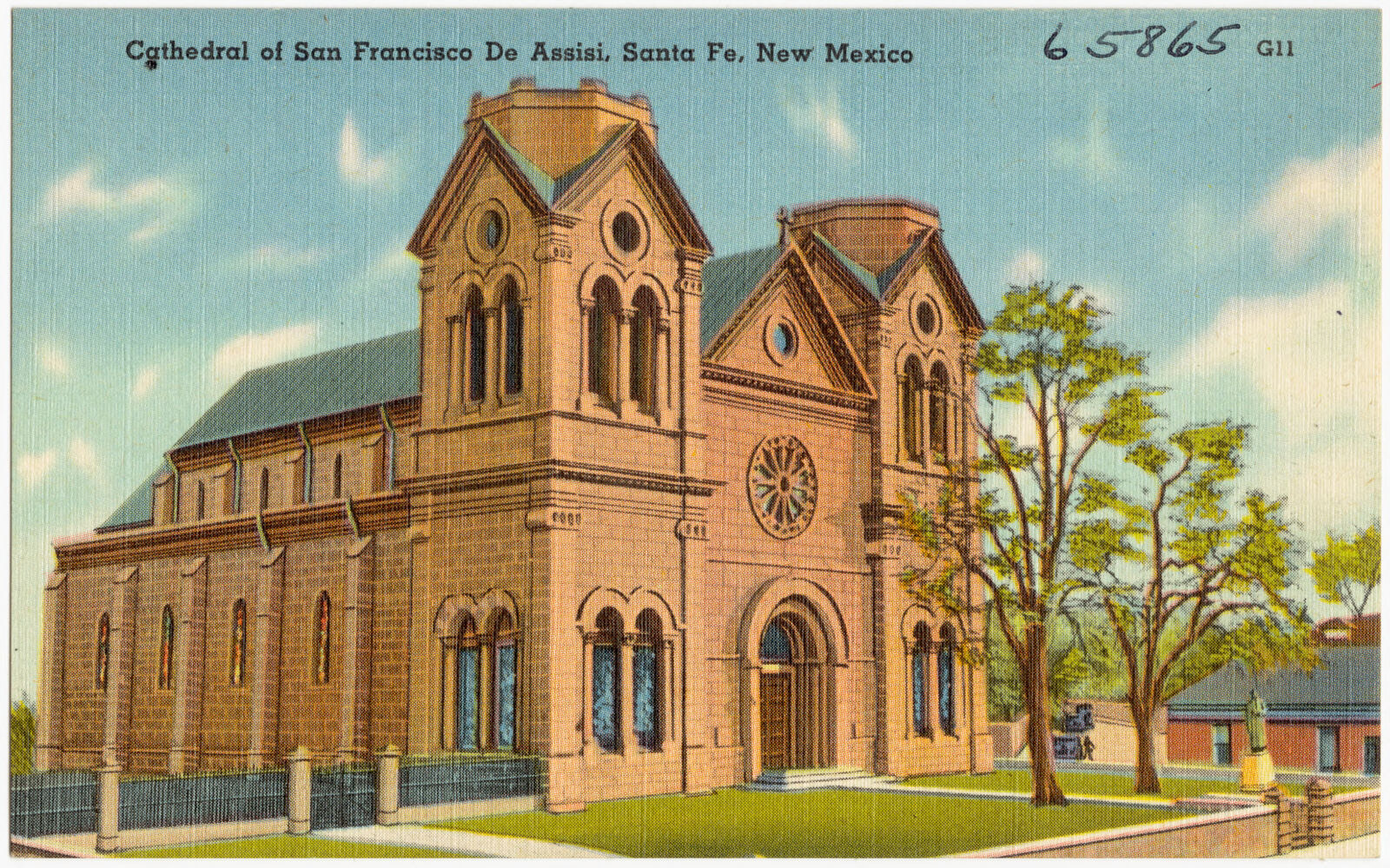Cathedral of San Francisco de Assisi, Santa Fe, New Mexico, Boston Public Library - undated