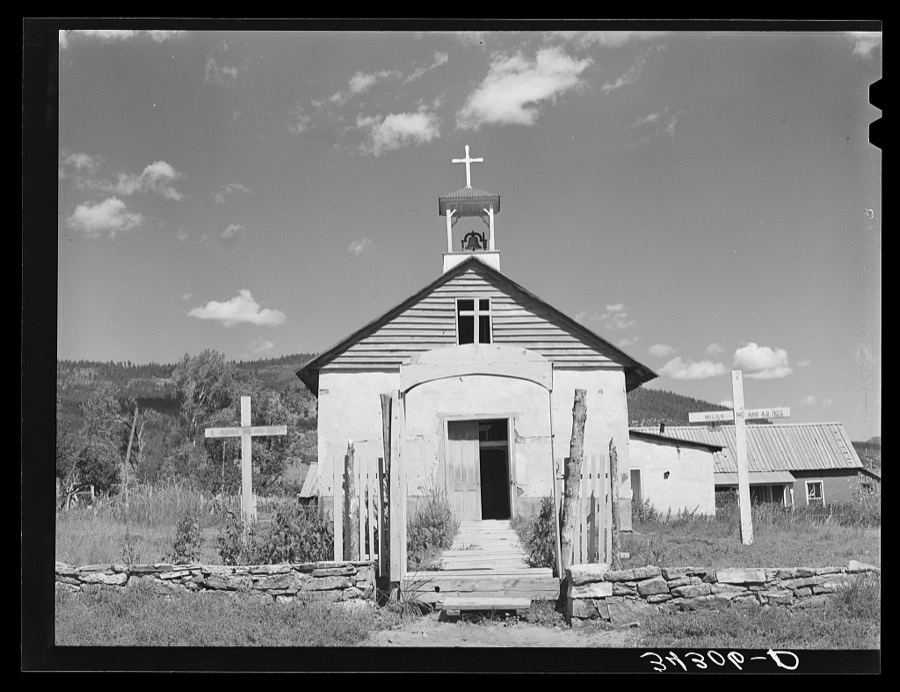 Old church at Holman, New Mexico