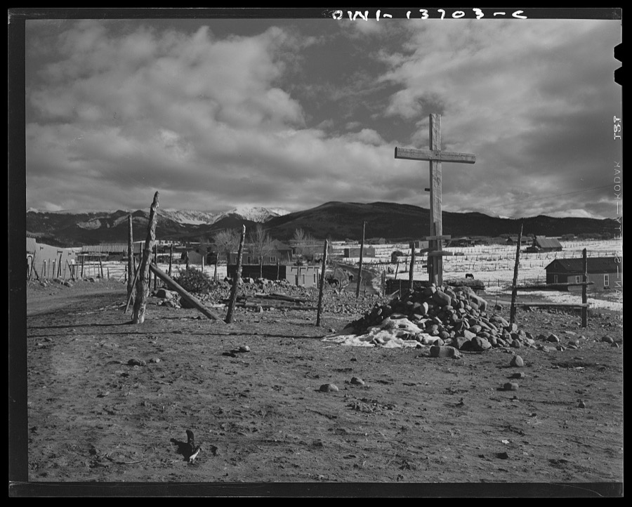 Truchas, New Mexico. The Penitente cross