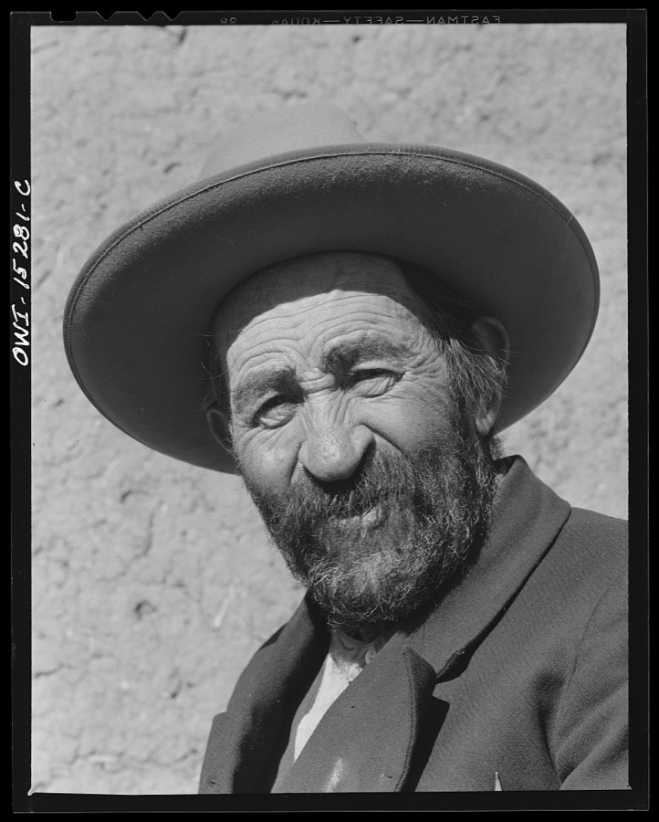 Chacon, Mora County, New Mexico. A Spanish-American rancher