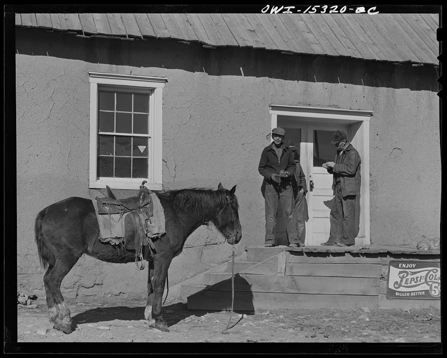 Chacon, Mora County, New Mexico. The general store