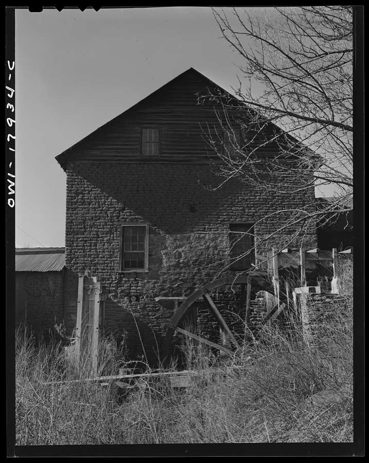 Mora (vicinity), New Mexico. A flour mill driven by water and steam