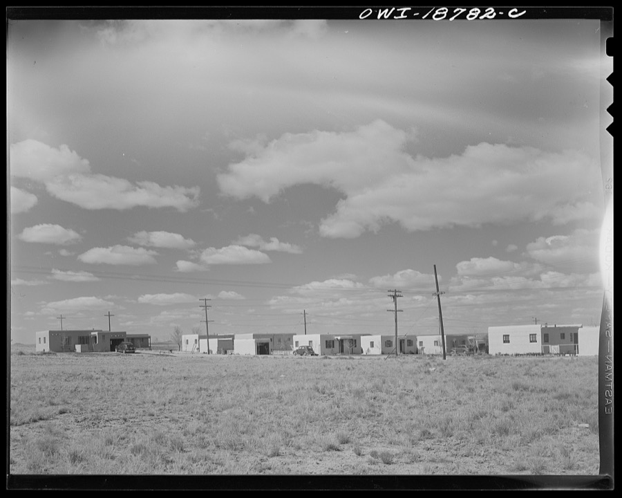 Albuquerque, New Mexico. Modern homes built during the defense boom