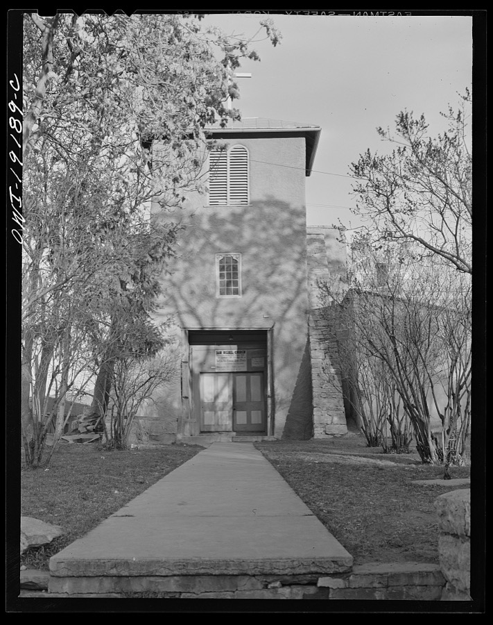 Santa Fe, New Mexico. One of the oldest churches in the United States