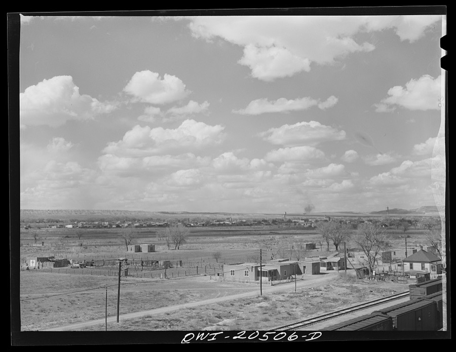 Belen, New Mexico. General view of the town