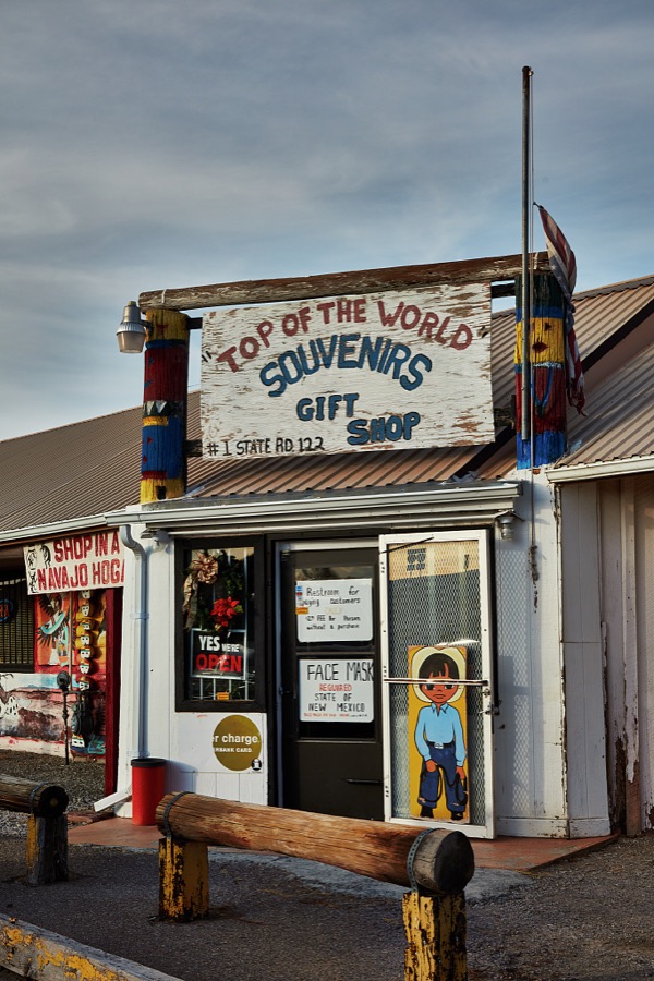 There is actually a high-speed Interstate Highway exit leading to this place in western New Mexico's McKinley County but the exit and the place itself, are simply called "Continental Divide"