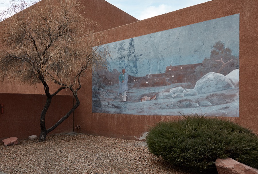 A portion of the Indian Pueblo Cultural Center in Albuquerque, the largest city in the southwest U.S. state of New Mexico