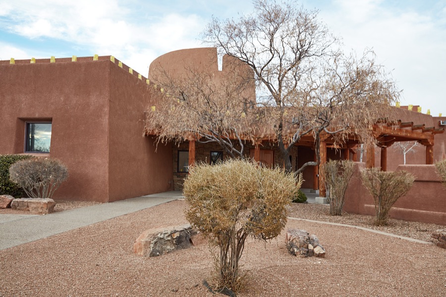 A portion of the Indian Pueblo Cultural Center in Albuquerque, the largest city in the southwest U.S. state of New Mexico